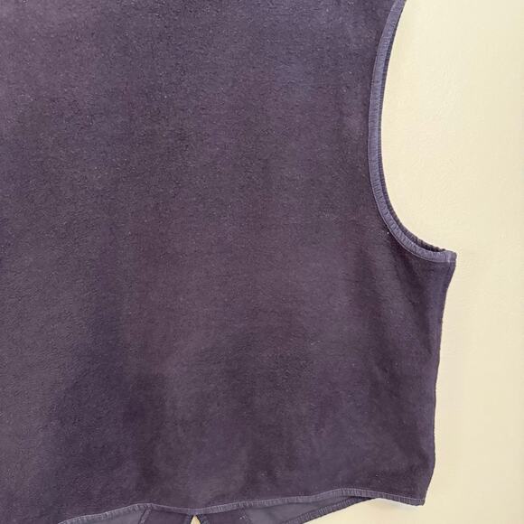 Vintage 90s Burberrys Vest Mens 8 Navy Blue V Neck Sleeveless Button Wool Blend - Picture 6 of 12